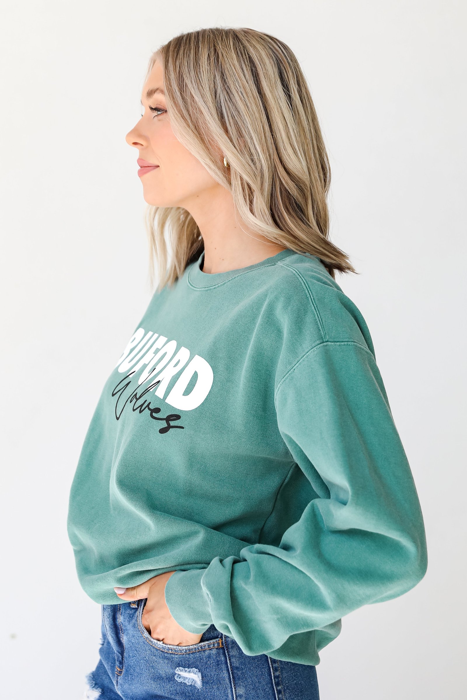 Green Buford Wolves Sweatshirt