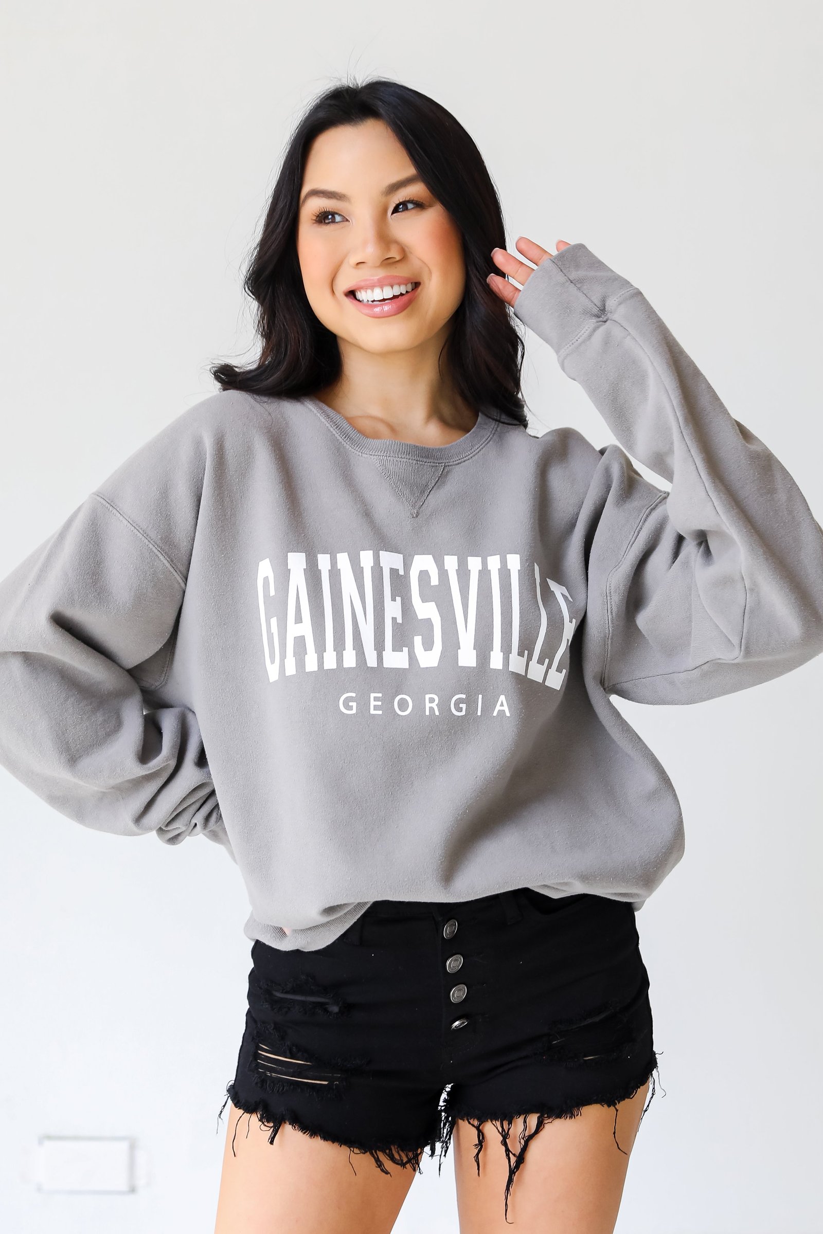 Grey Gainesville Georgia Sweatshirt