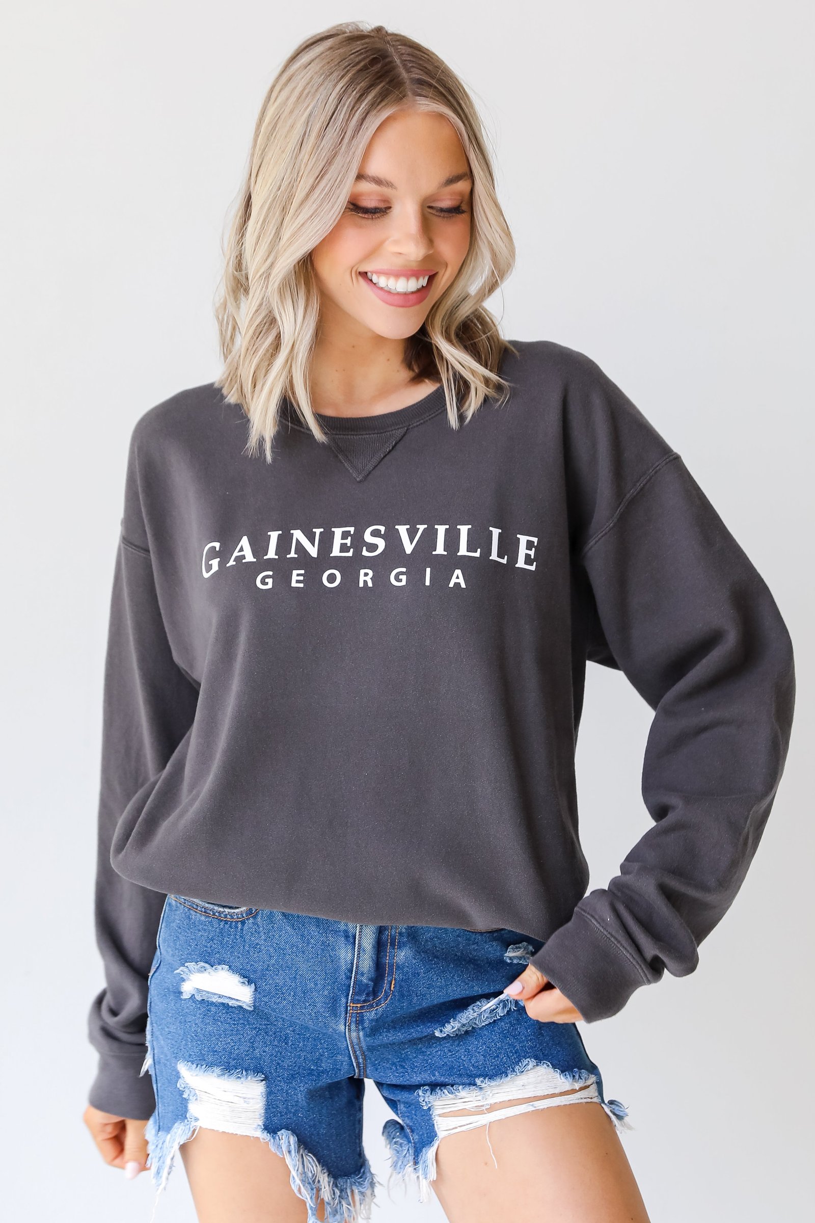 Charcoal Gainesville Georgia Sweatshirt